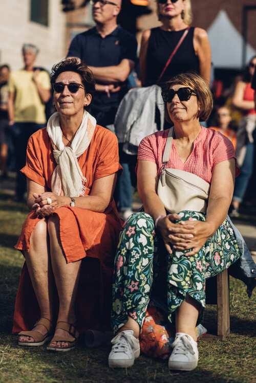 Bezoekers in de ZoMertuin van M Leuven