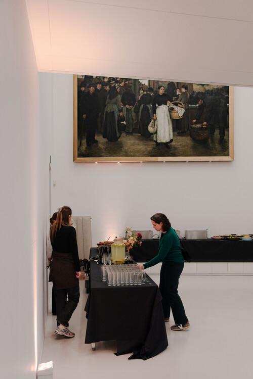 M-cenassen in de museumzalen van M Leuven