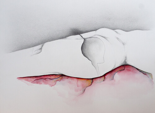 ‘Leg Resting’, Grace Schwindt, 2024 © the artist, courtesy Galerie Peter Kilchmann Zurich/Paris