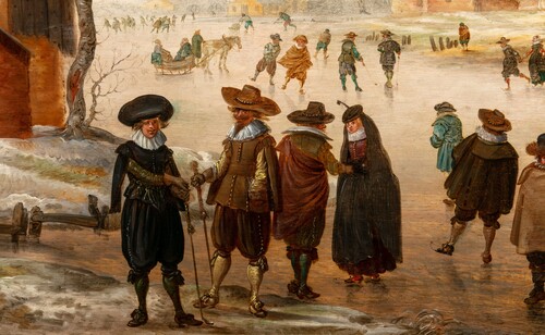 Winterlandschap, Anthonie Verstraelen, 1629