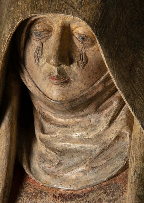 Vierge de douleur (détail), Jean de la Huerta, ca. 1450