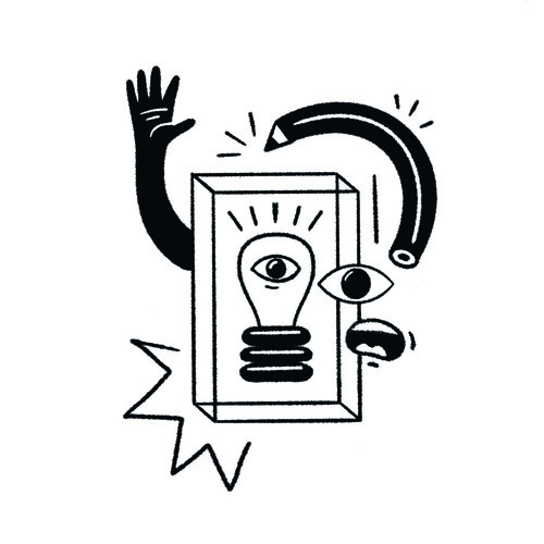 Illustratie de mee-maak-kamer