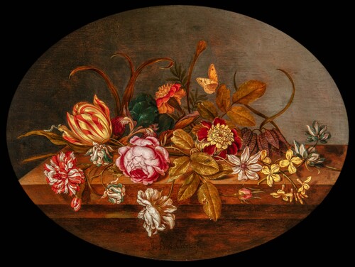 Stilleven met bloemen, Ambrosius II Bosschaert,ca. 1635, langdurige bruikleen collectie Van der Velden-Teurlings