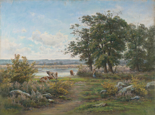 Lac à Ballancourt, Hélène Maréchal, ca. 1885-ca. 1899, Collection M Leuven