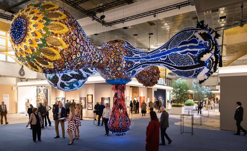 BRAFA 2025 - General view of Valkyrie Seondeok by Joana Vasconcelos © Olivier Pirard © Atelier Joana Vasconcelos