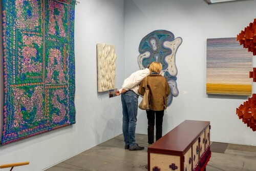 Bezoekers op Art Rotterdam